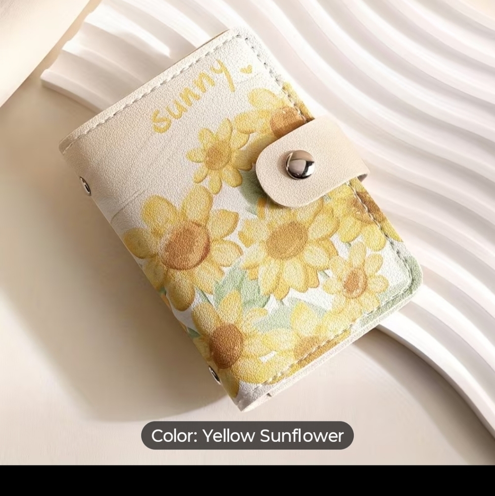 Sunflower Credit Card Holder